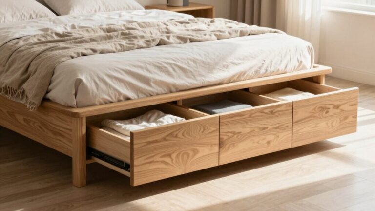 platform bed with storage