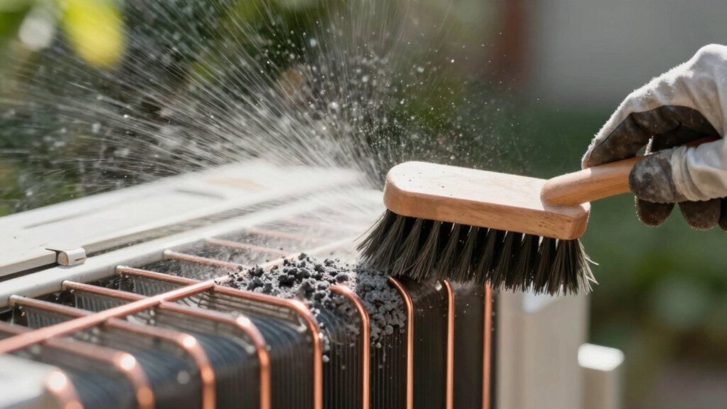 power off clean coils
