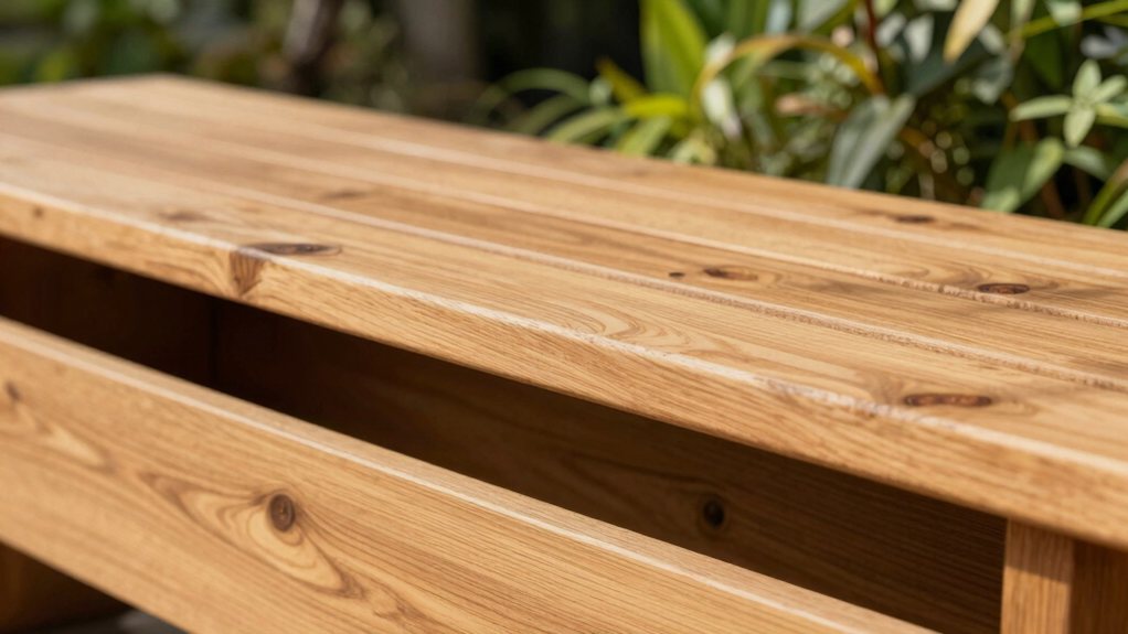 pre drilled contoured slatted seat