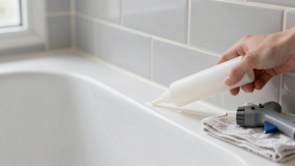 proper bathtub shower caulking