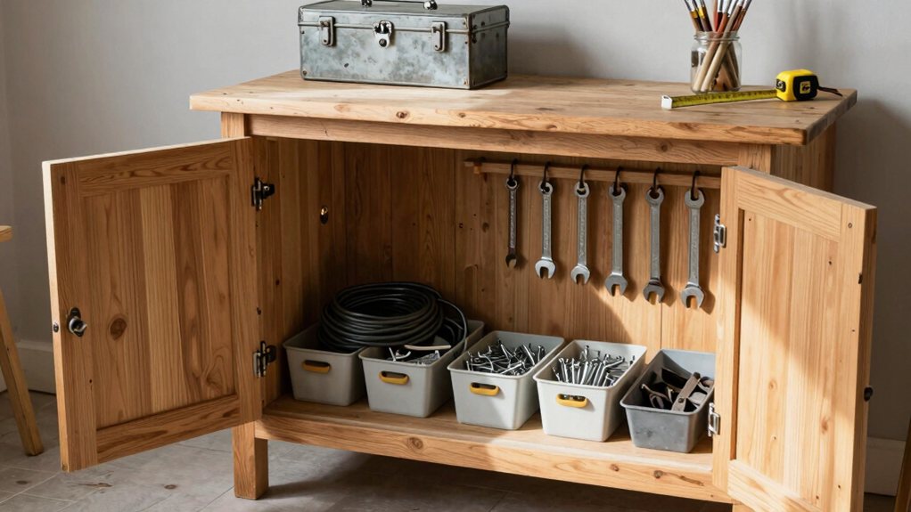 pull out trays vertical dividers