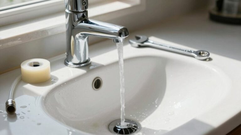 quick bathroom faucet swap