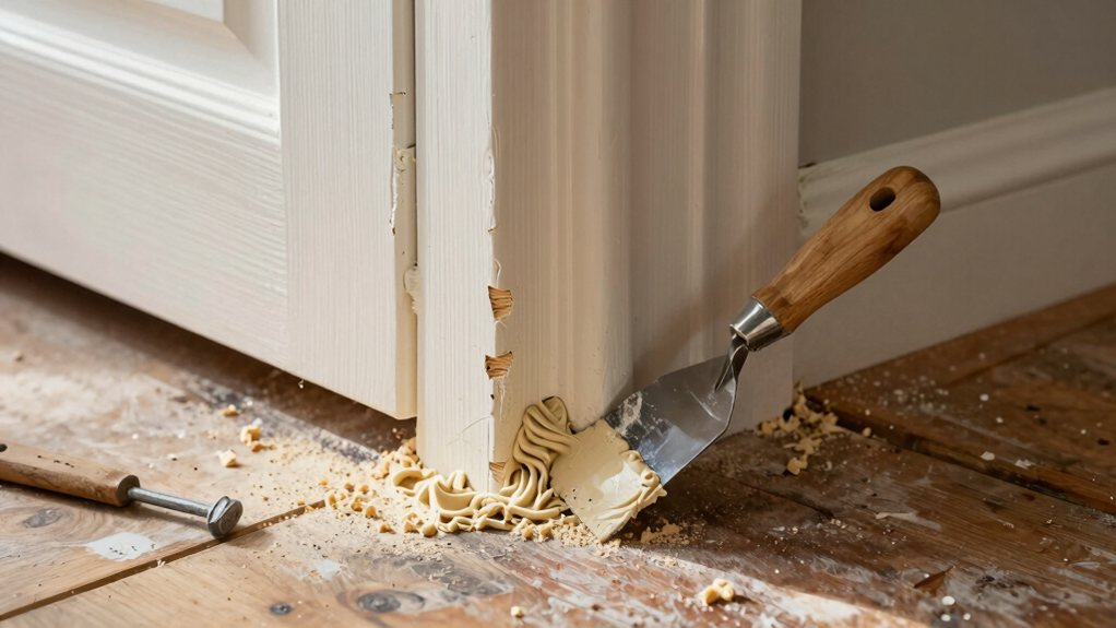 repair damaged door frame