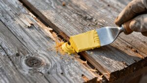 repairing damaged wood siding