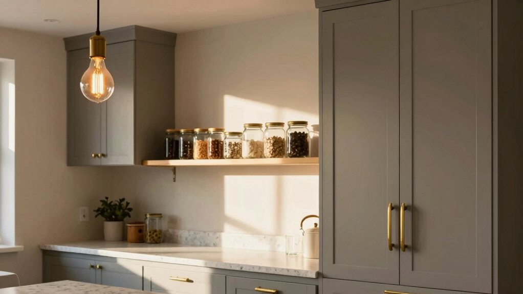 reversible lighting hardware storage