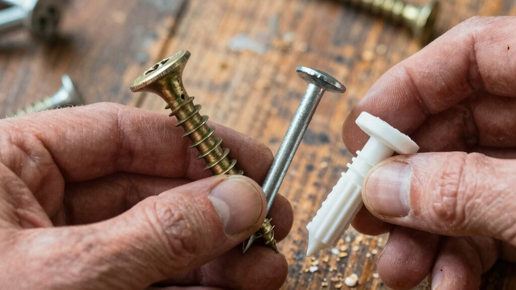 screws nails anchors explained