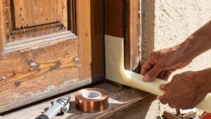 seal gaps around doors