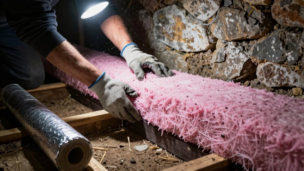 seal insulate ventilate crawlspace