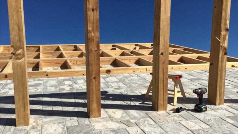 step by step pergola patio plans