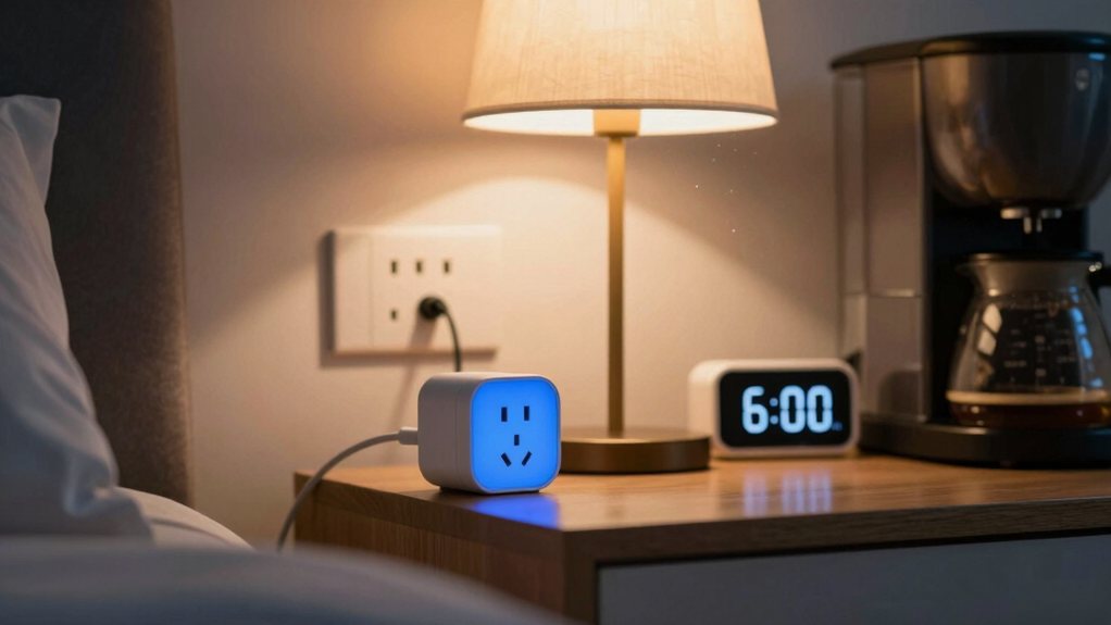sunrise simulating bedside lamp routines