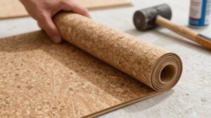 sustainable diy cork flooring