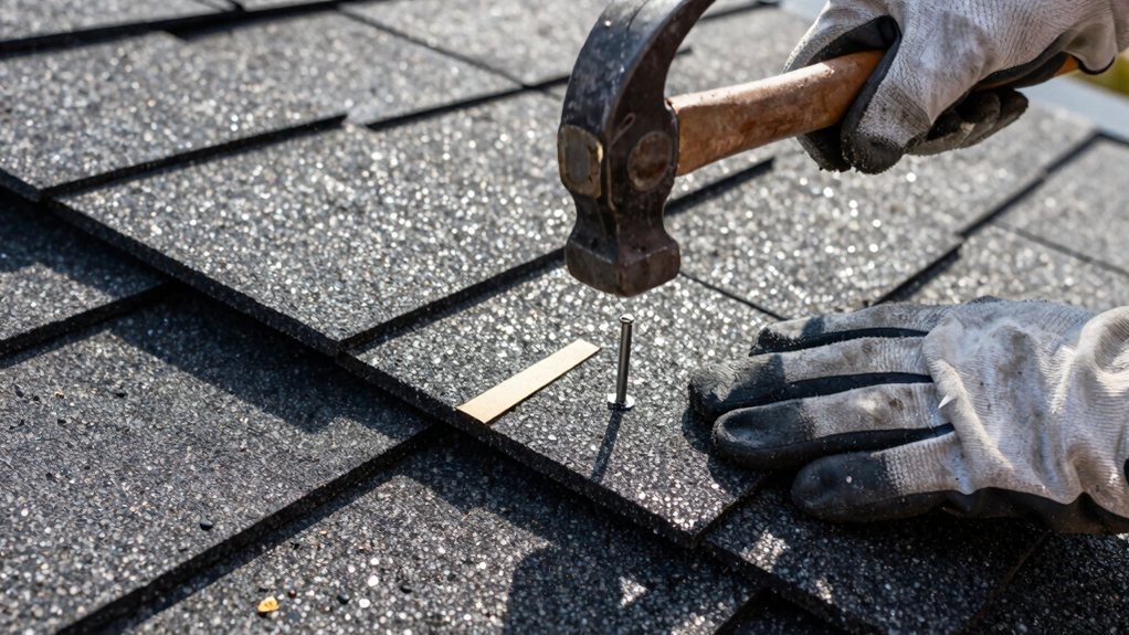tuck align nail securely