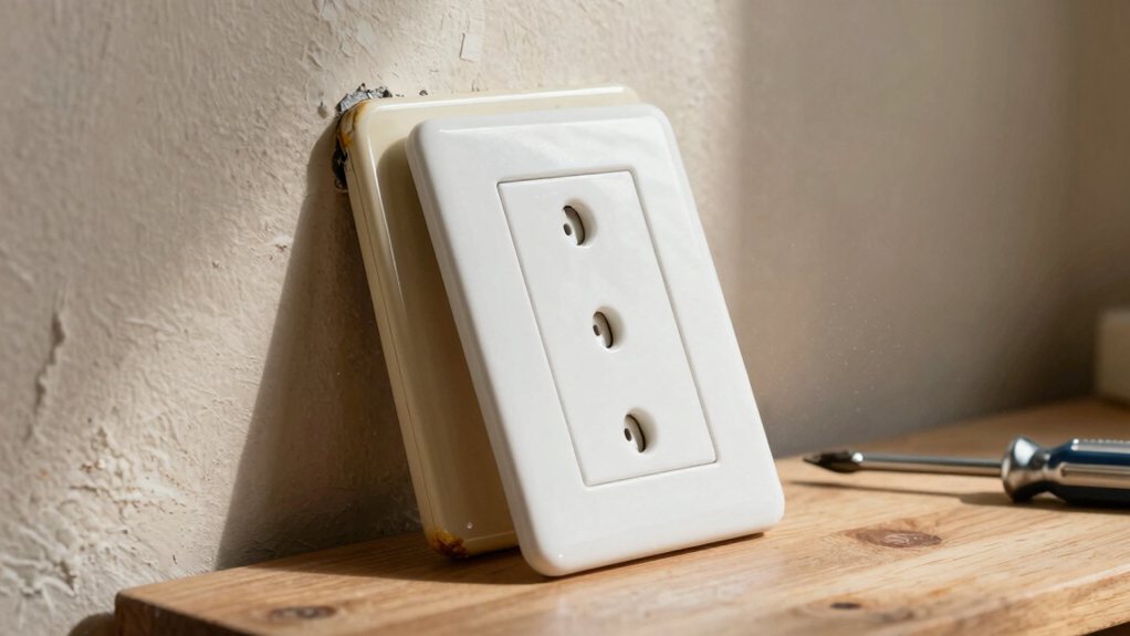 turn off remove screws