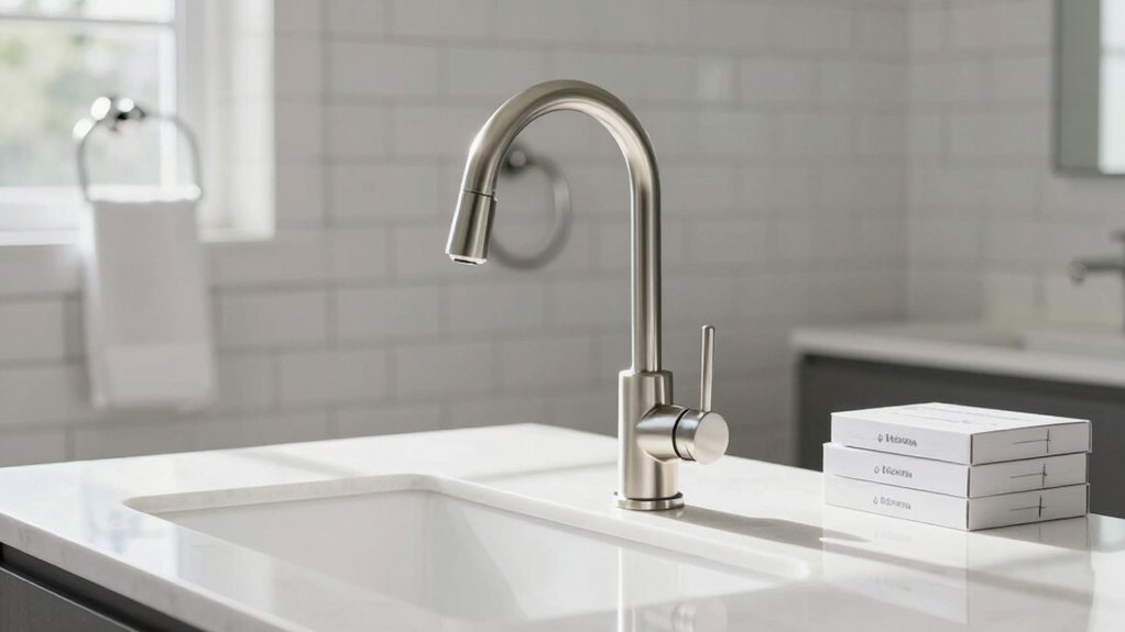 upgrade faucets and toilets