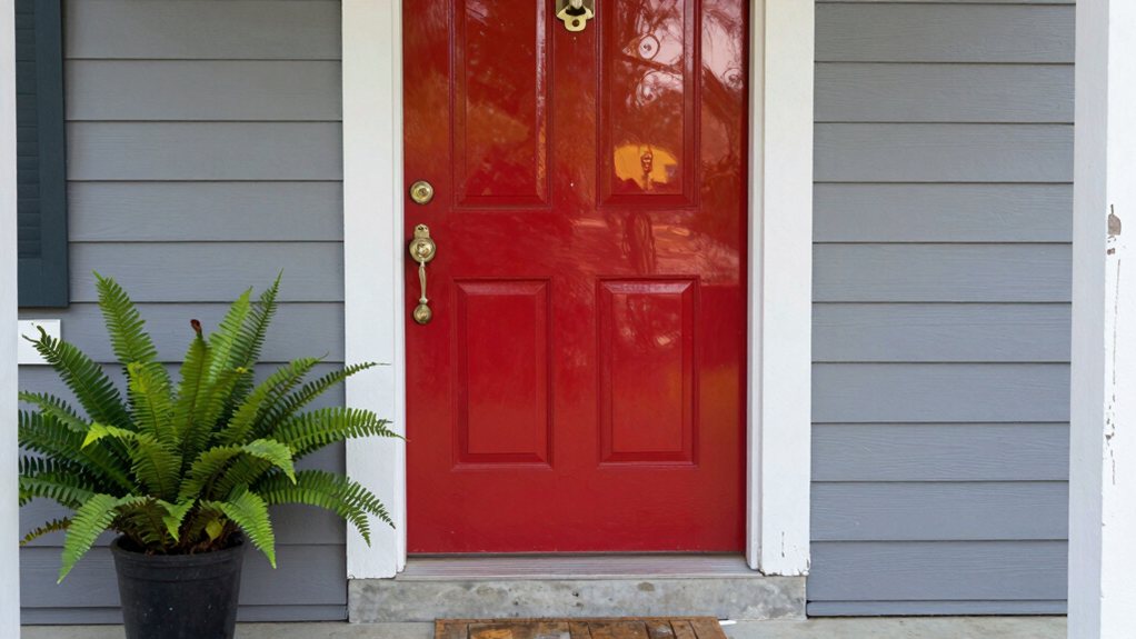 weekend front door makeover