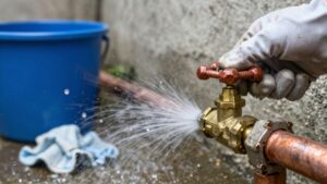 emergency steps for burst pipe