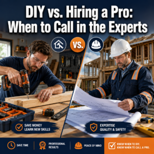 DIY vs Hiring a Contractor: When to Call in the Experts