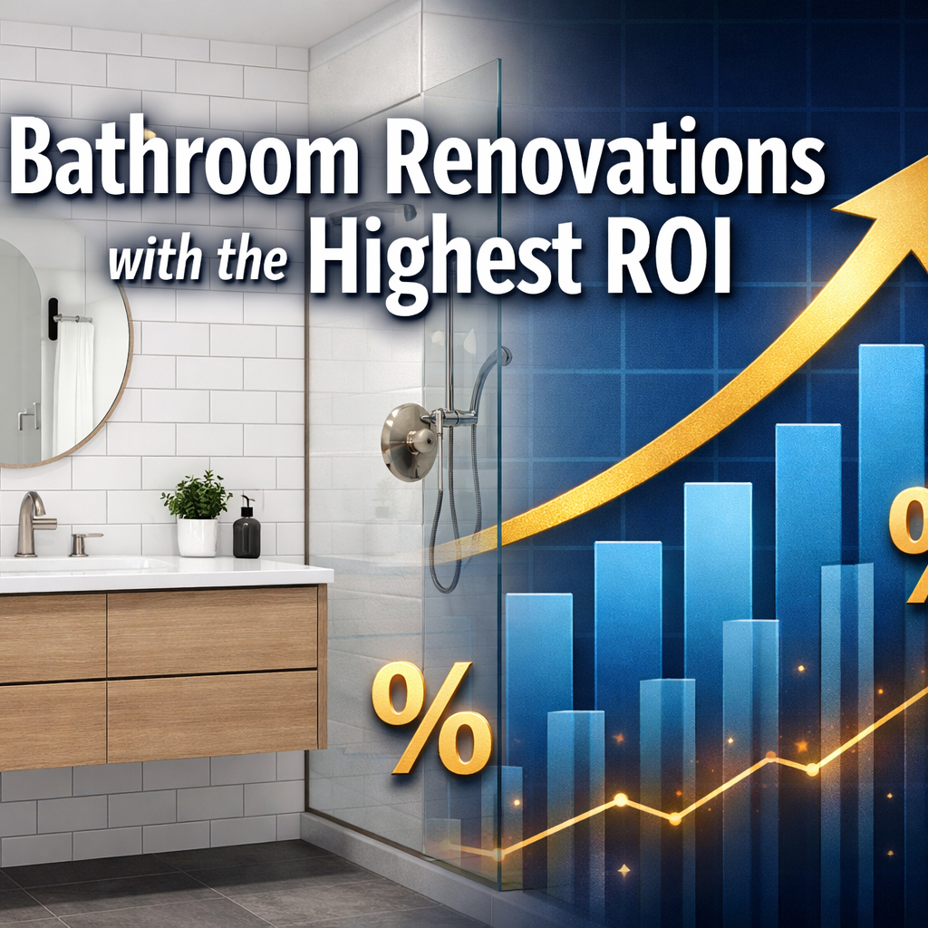 Bathroom Renovations with the Highest ROI