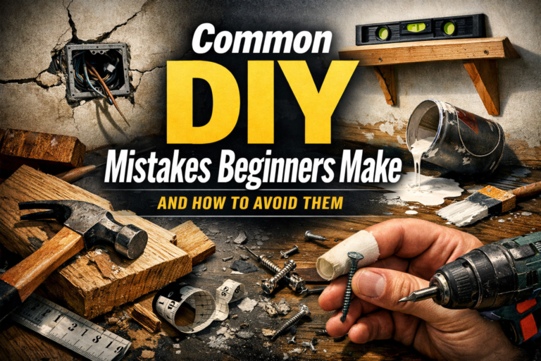 Common DIY Mistakes Beginners Make and How to Avoid Them