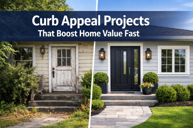 Curb Appeal Projects That Boost Home Value Fast