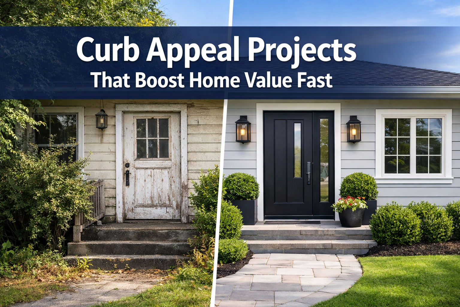 Curb Appeal Projects That Boost Home Value Fast